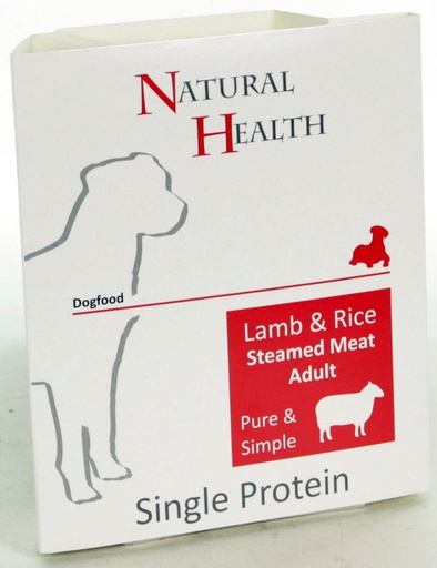 [NH112] NH Dog Steamed P&S Lamb & Rice 7 x 395 gr. (7 x 395 gr.)