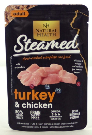[NH961] NH Cat Steamed Turkey 12 x 85 gr. (12 x 85 gr.)