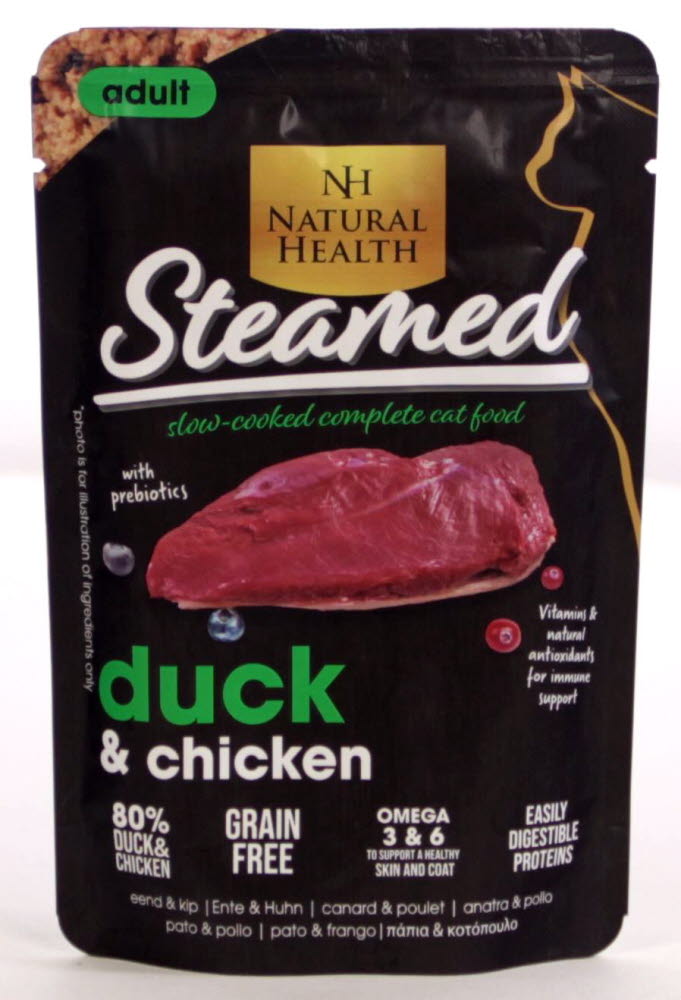 NH Cat Steamed Duck 12 x 85 gr.