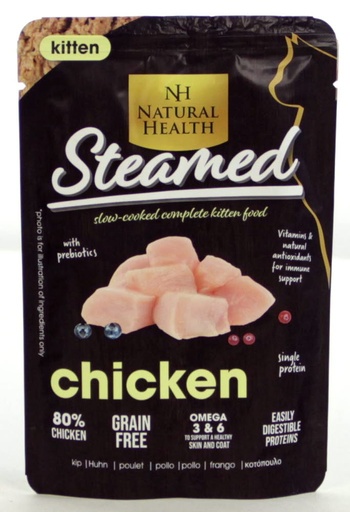 [NH966] NH Cat Steamed Kitten Chicken 12 x 85 gr. (12 x 85 gr.)