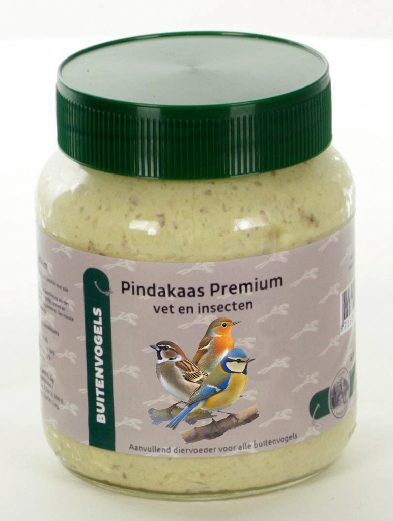 Pindakaas Insecten & Vet Glas 12 x 360 gr.