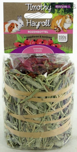 [E86160] ESVE Timothy Hay Roll Rozenbottel 8 x 100 gr.