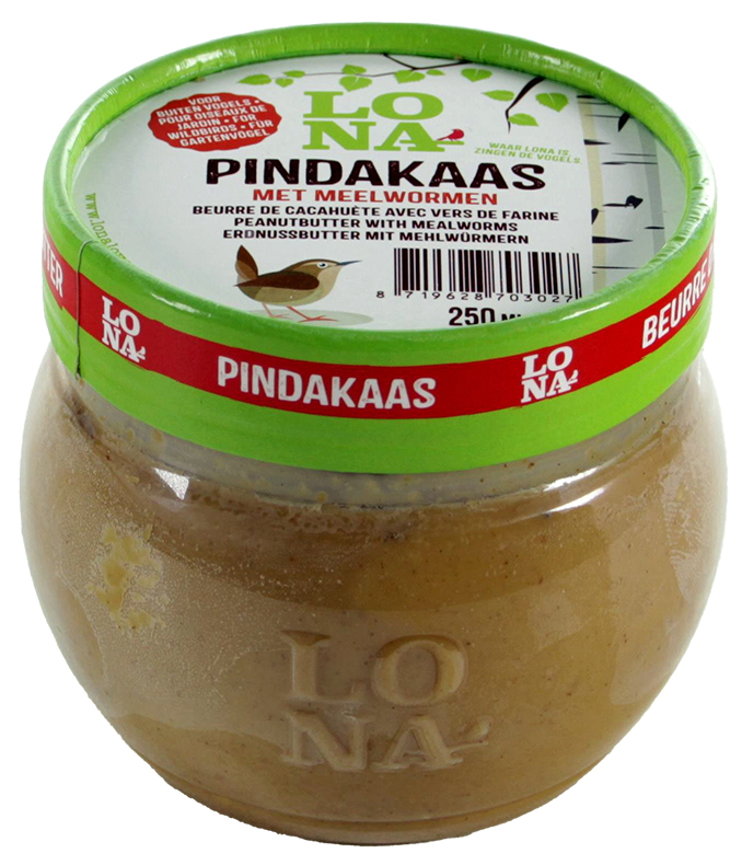 LONA Pindakaas met Meelwormen 12 x 250 ml.