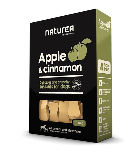 [NT32310] Naturea Biscuits Apple & Cinnamon 8 x 140 gr. (8 x 140 gr.)