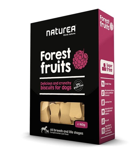 [NT32312] Naturea Biscuits Forest Fruits 8 x 140 gr. (8 x 140 gr.)