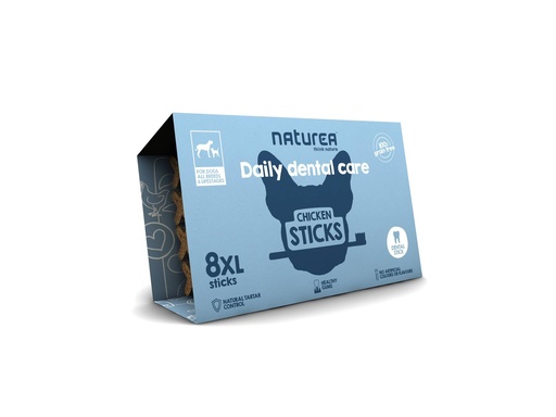 [NT37217] Naturea Dog Dental Sticks Chicken XL (8 x 200 gr.)