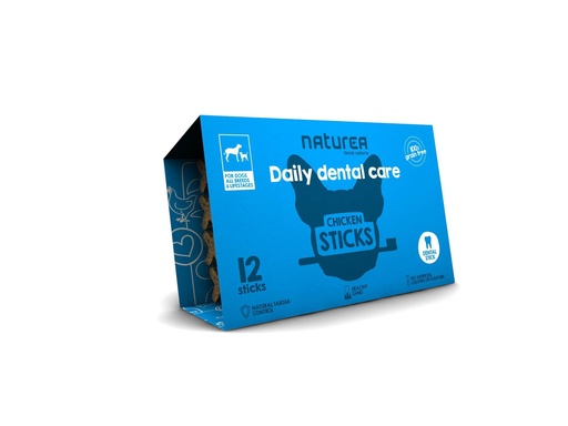 [NT37220] Naturea Dental Sticks Chicken 8 x 160 gr. (12 x 160 gr.)