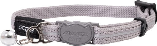 [RCB216S] Catz AlleyCat Collar (Silver, Extra Small)