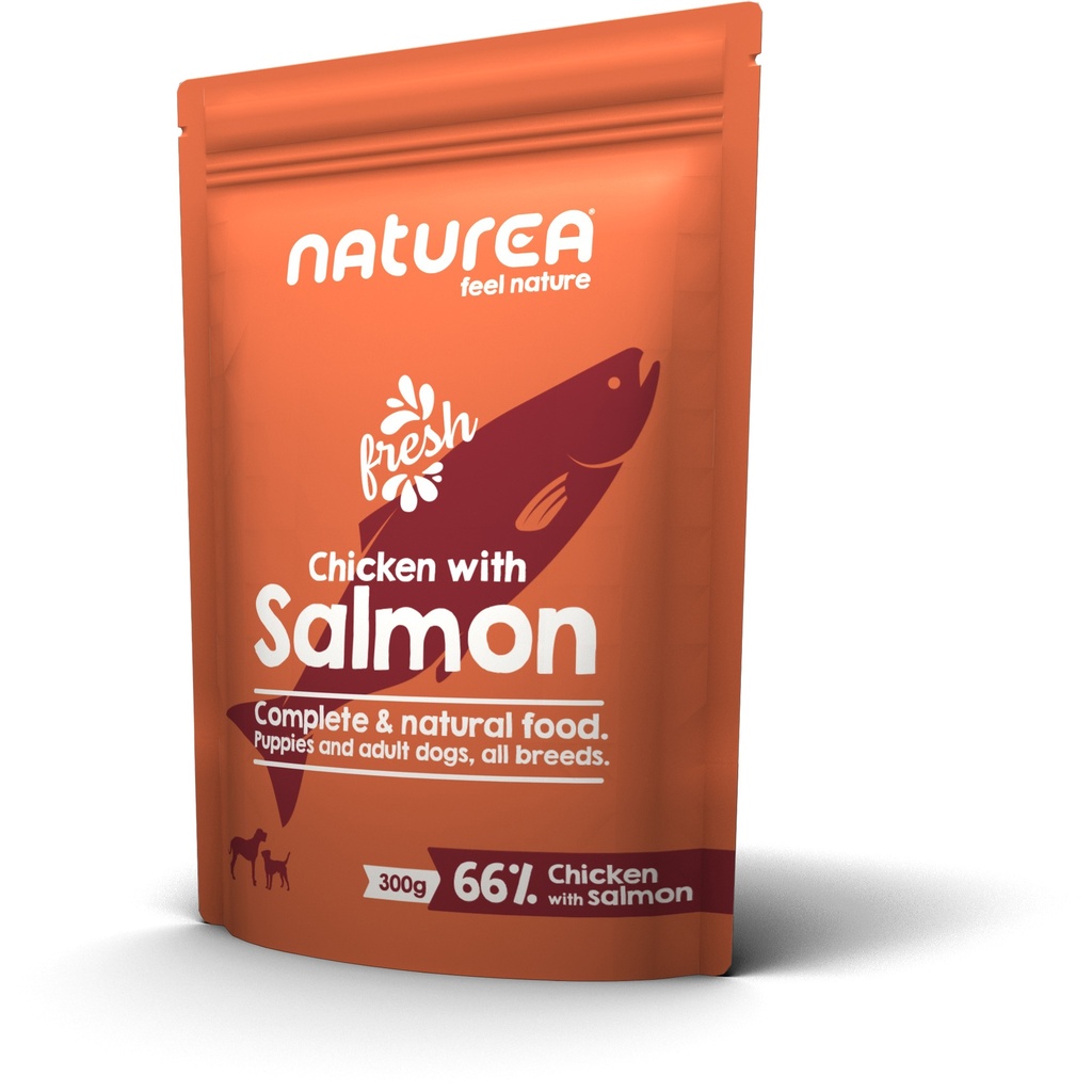 Naturea Dog Wet Food Chicken Salmon 6 x 300 gr.