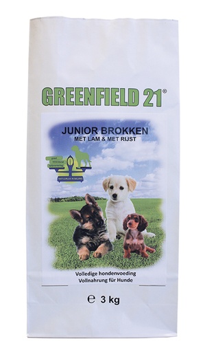 [HV0445] Greenfield Lam & Rijst Junior 3 kg.