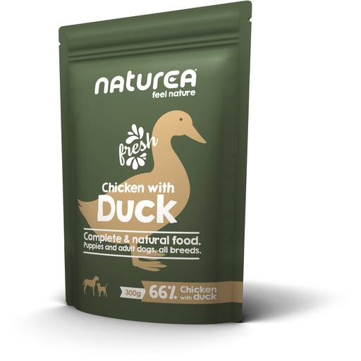 [NT37346] Naturea Dog Wet Food Chicken Duck 6 x 300 gr.