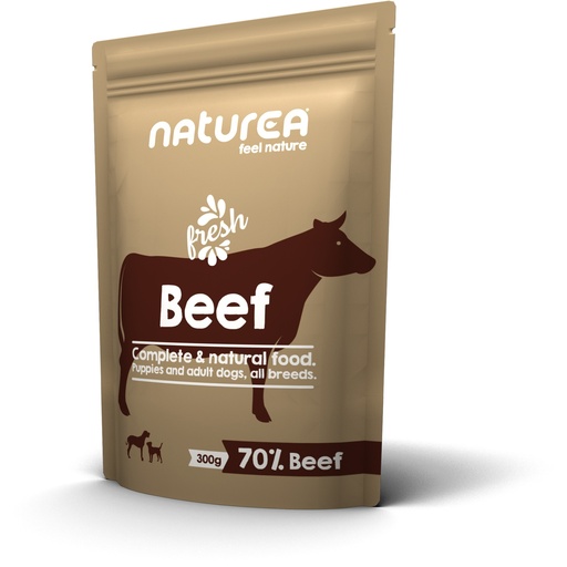 [NT37347] Naturea Dog Wet Food Beef 6 x 300 gr.