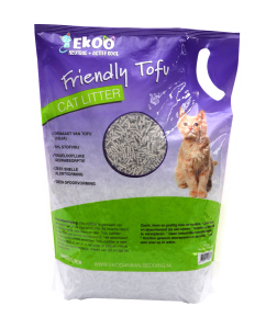 [EK02007] Ekoo Tofu Catlitter Active Coal 6 x 6 ltr. (kopie)