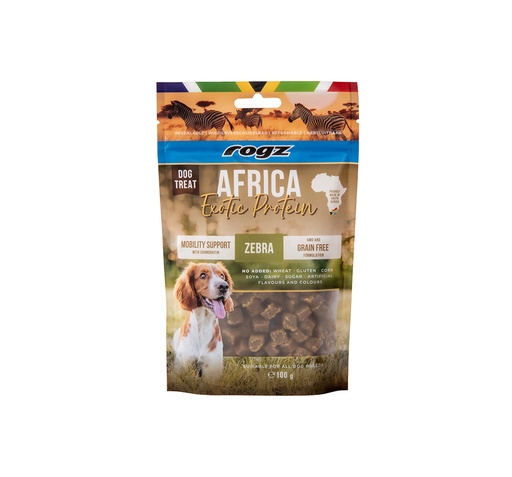 [RDTAEM100Z] Rogz Dog Treat Mobility Zebra 6 x 100 gr.