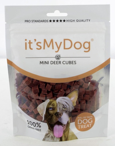 [IMD45006] it's My Dog Mini Deer Cubes 85 gr.
