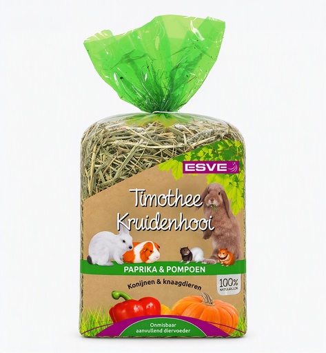 [E86104] ESVE Timothy Hay Paprika & Pompoen 6 x 600 gr.