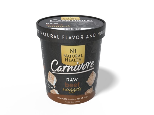 [NH72003] Natural Health Dog Carnivore Raw Nuggets Beef