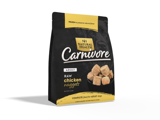 [NH72008] Natural Health Dog Carnivore Raw Nuggets Kip 1575 gr.