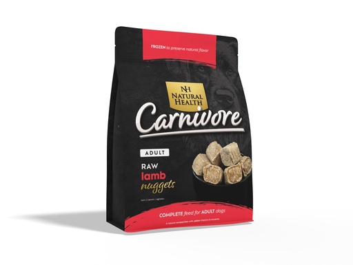 [NH72010] Natural Health Dog Carnivore Raw Nuggets Lam 1575 gr.